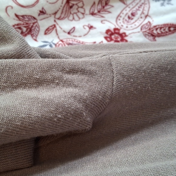 Elegant Taupe Sweater Duster - Picture 8 of 9